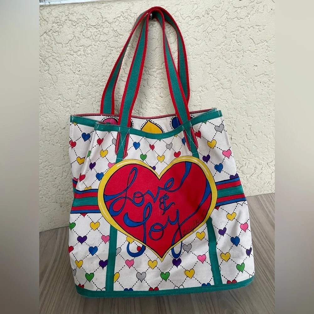 Brighton Multicolor Heart Tote